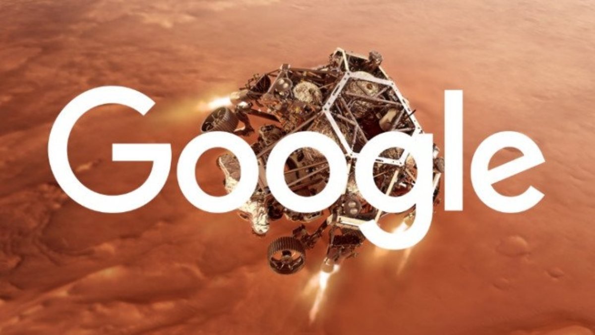 Google'dan havai fişekli Perseverance kutlaması