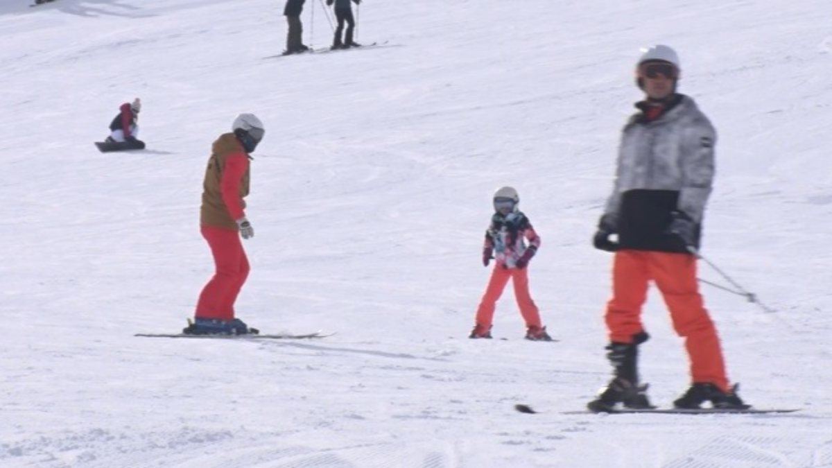Uludağ’da kayak sezonu uzatıldı