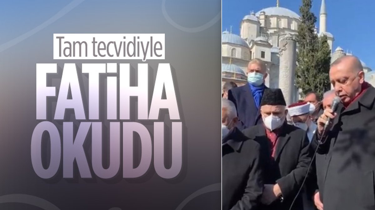 Cumhurbaşkanı Erdoğan, Emin Saraç'ın cenazesinde Fatiha okudu
