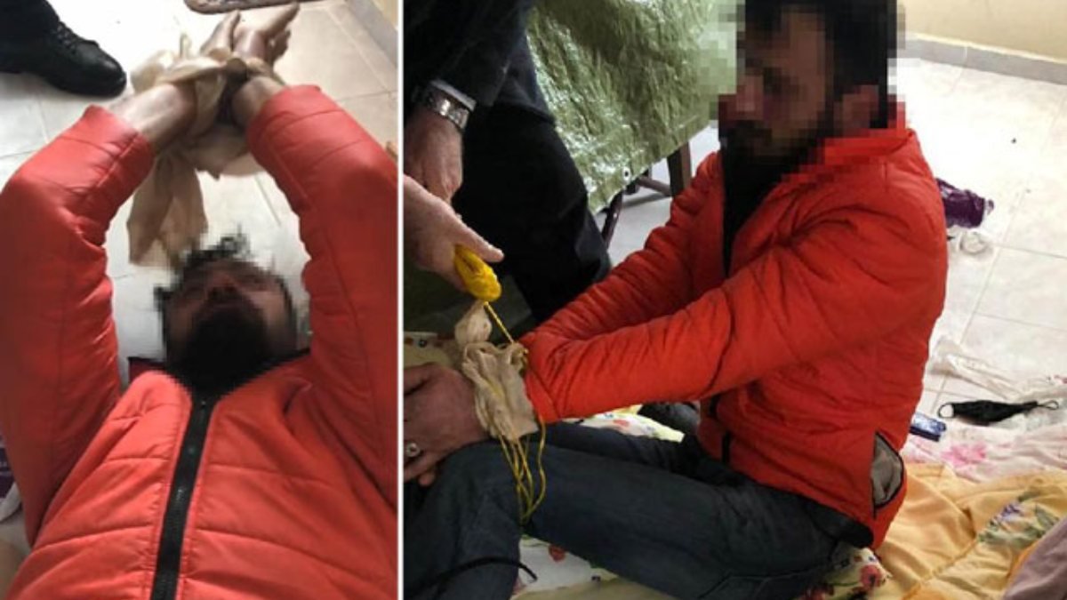 Bursa'da villaya giren hırsız uyurken yakalandı
