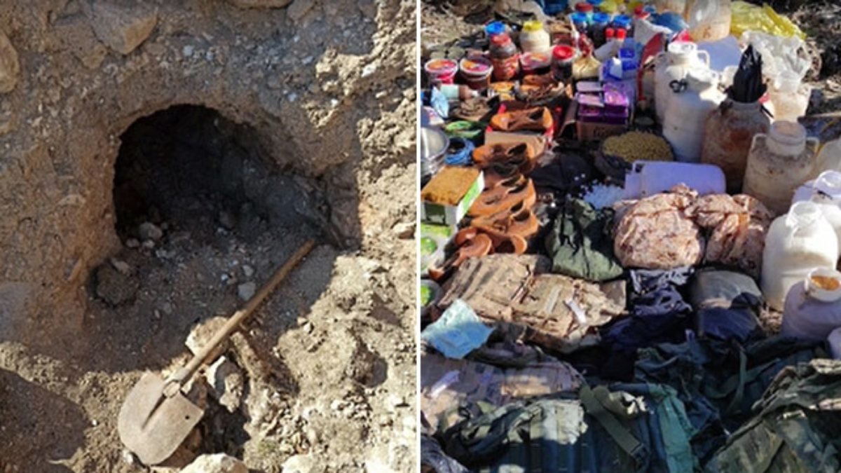 Mardin’de PKK'nın sığınak ve depoları imha edildi