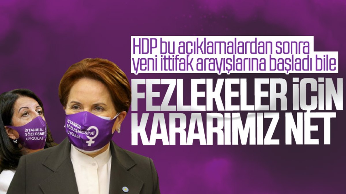 İyi Partinin HDPlilerin fezlekesi ile kararı netleşti