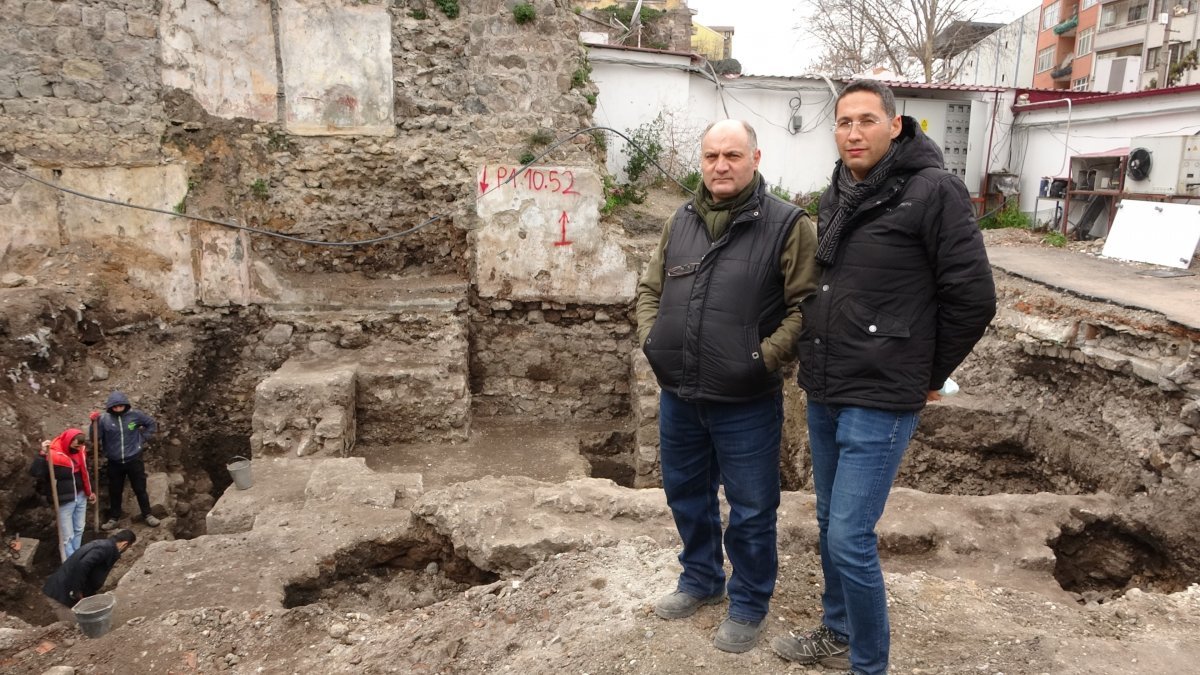 Trabzon'da otopark çalışmaları sırasında yer altından Roma kalıntıları çıktı