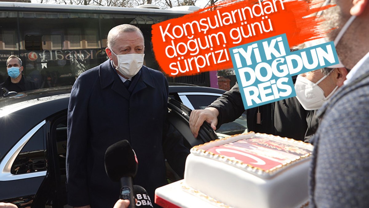 Cumhurbaşkanı Erdoğan için Kısıklı'da pasta kesildi