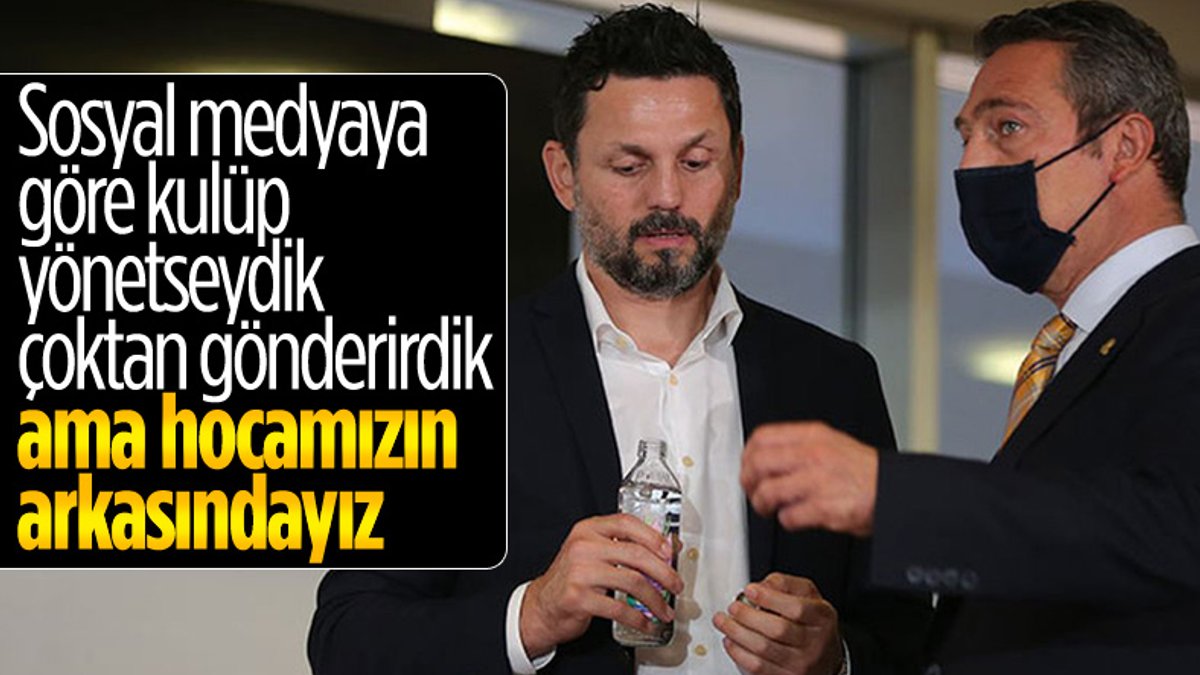 Ali Koç: Fenerbahçe'de hoca olmak zordur