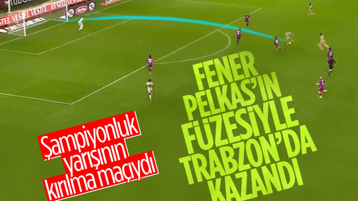 Fenerbahçe Trabzon deplasmanından 3 puanla döndü