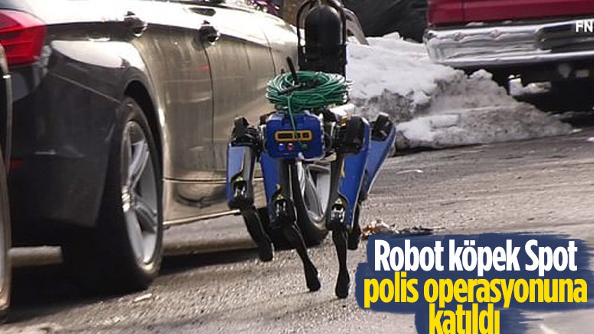 Boston Dynamics'in robot köpeği operasyona katıldı