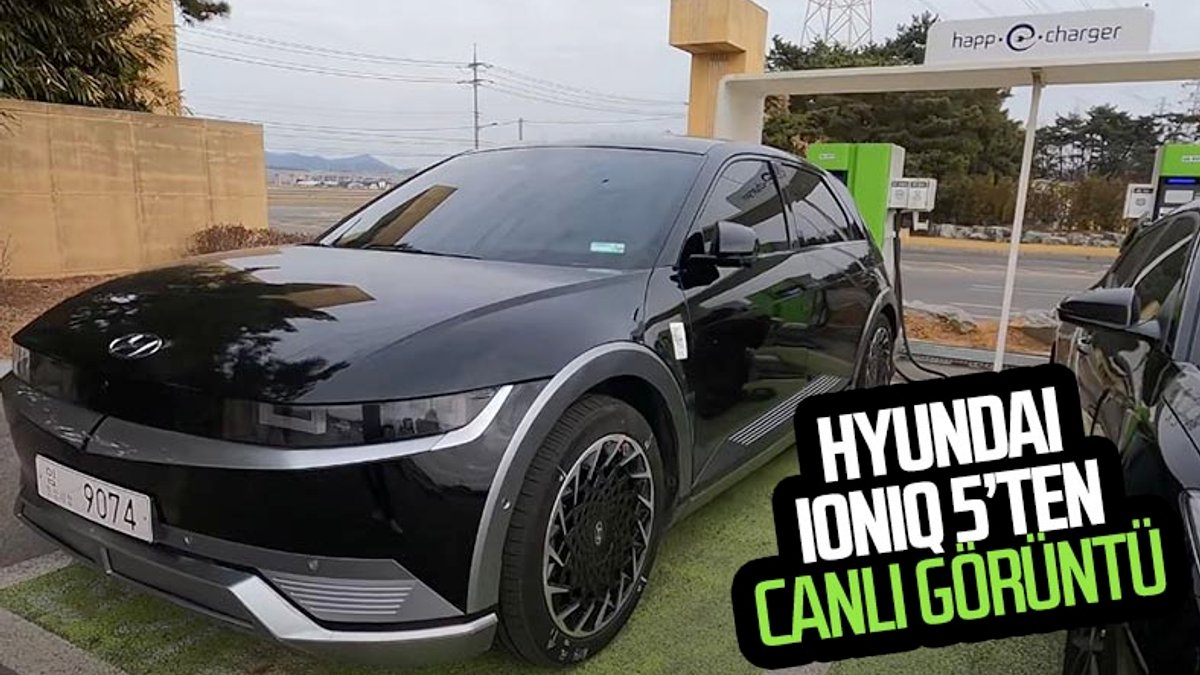 Elektrikli Hyundai Ioniq 5 ilk defa görüntülendi
