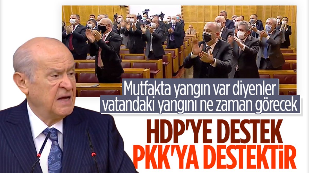 Devlet Bahçeli'den HDP kapatılsın çağrısı