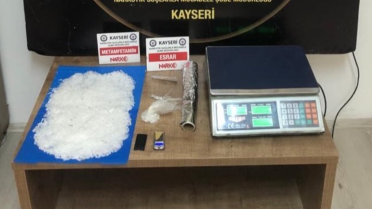 Kayseri'de uyuşturucu operasyonu: 3'ü yabancı uyruklu 5 gözaltı