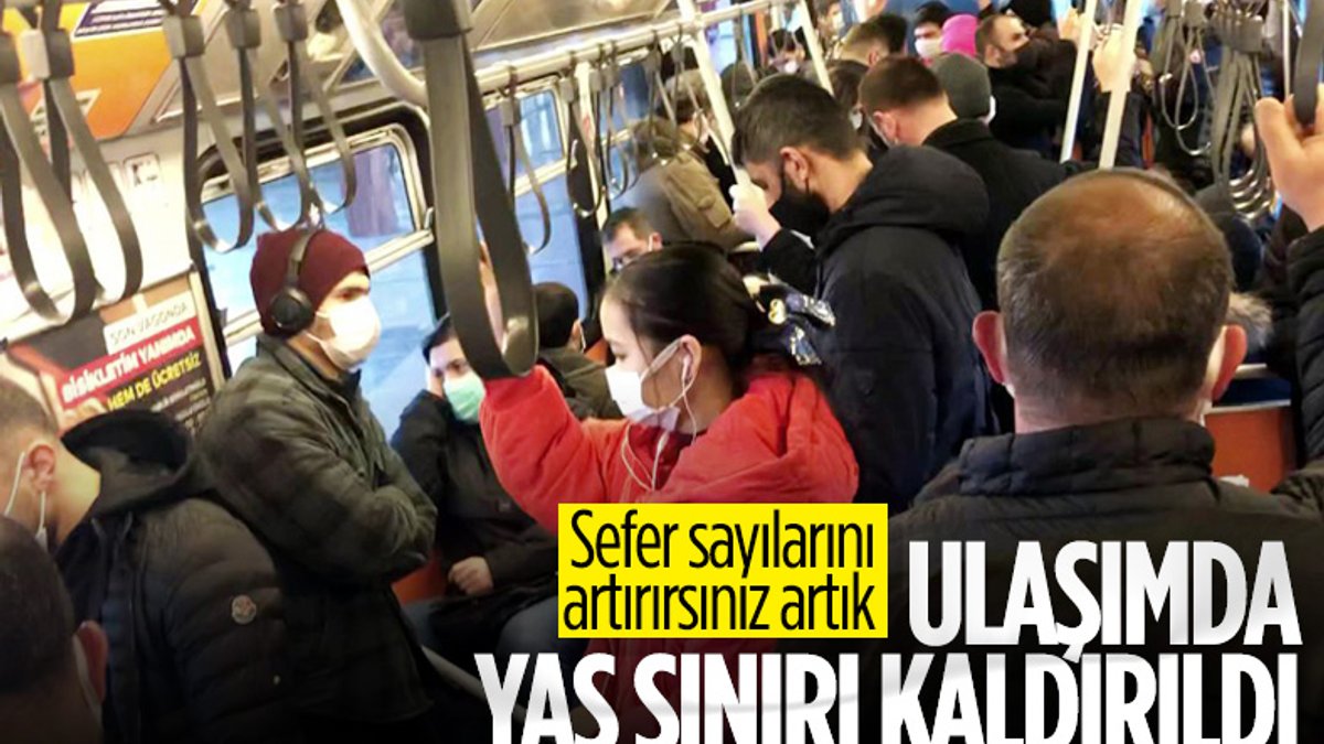 İstanbul'da toplu taşımada yaş sınırı kalktı