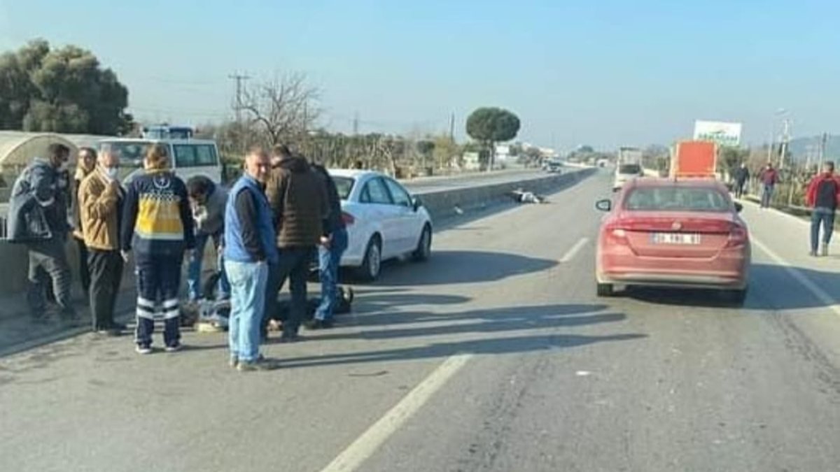 İzmir'de iki motosiklet çarpıştı: 1 ölü, 1 yaralı