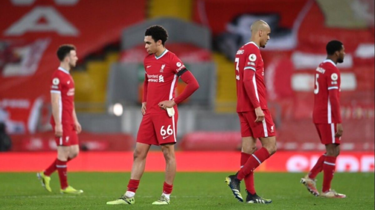 Liverpool tarihinde ilk kez üst üste 5 iç saha maçını kaybetti