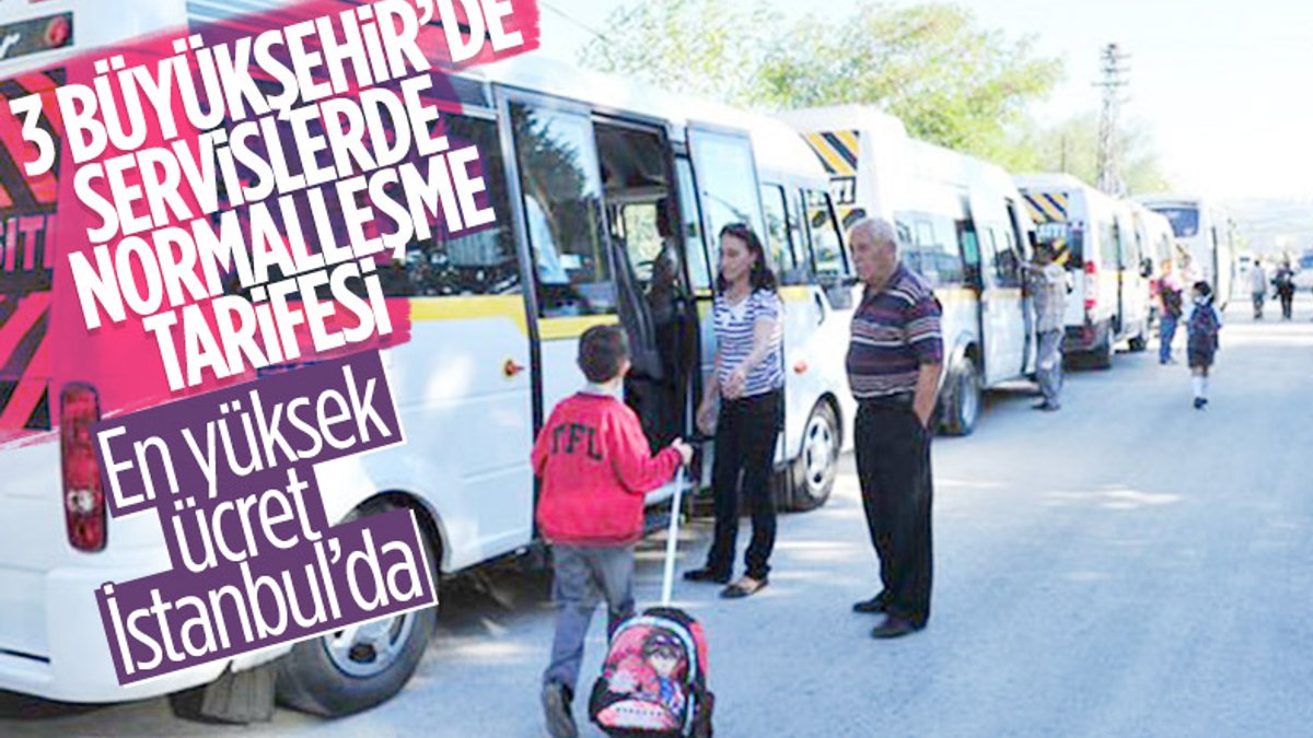 Ankara, İstanbul ve İzmir'de okul servisi ücretleri belirlendi