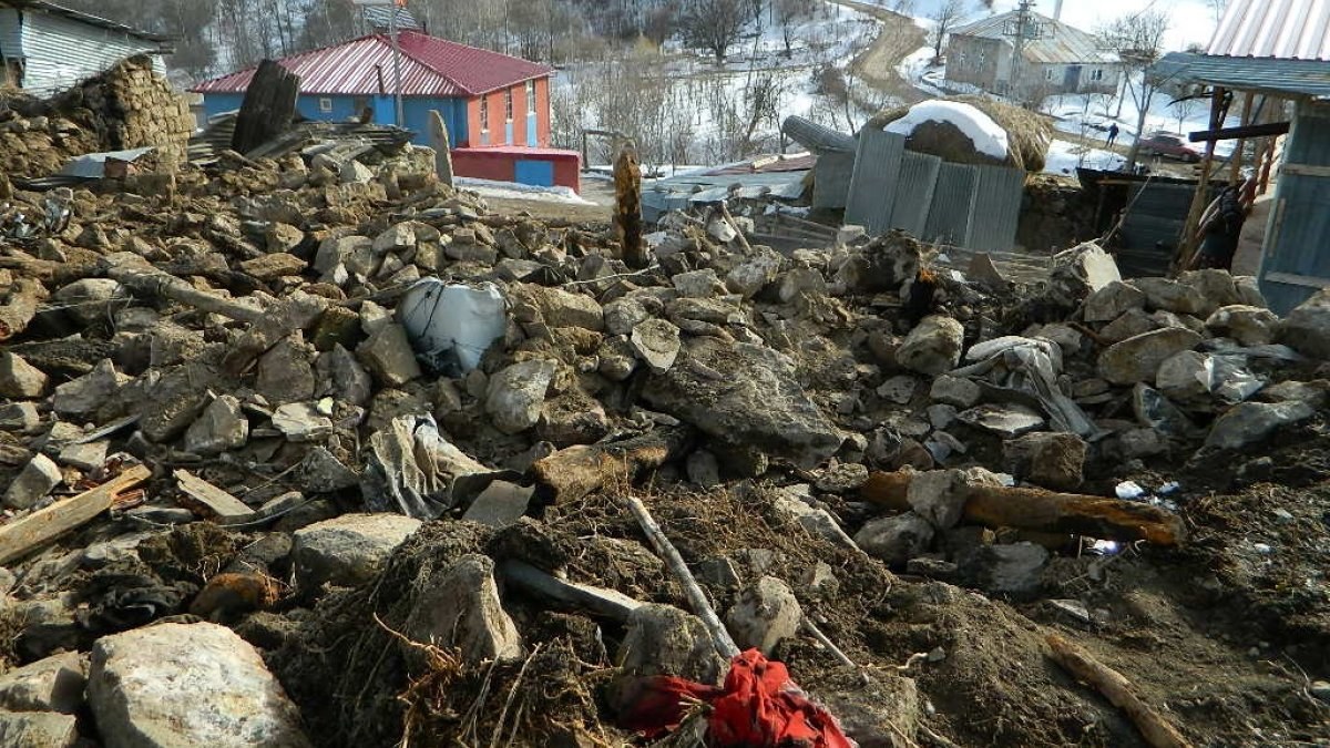 Ardahan'da yangın: Ev küle döndü, hayvanlar telef oldu