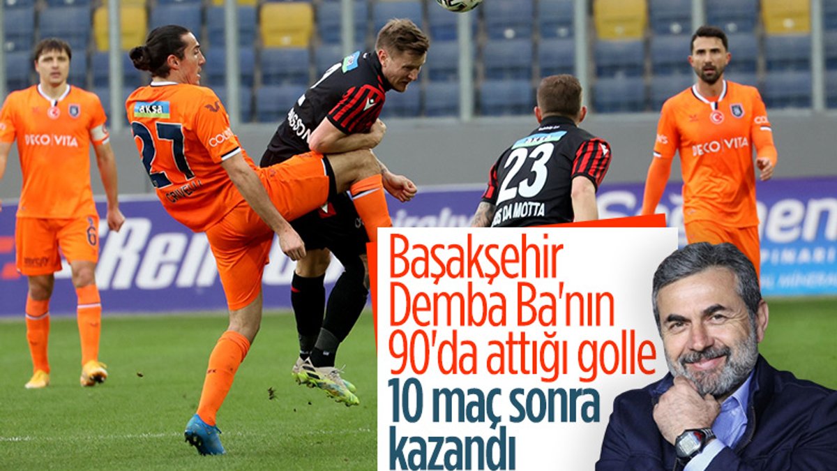 Başakşehir, Gençlerbirliği'ni son dakika golüyle yendi