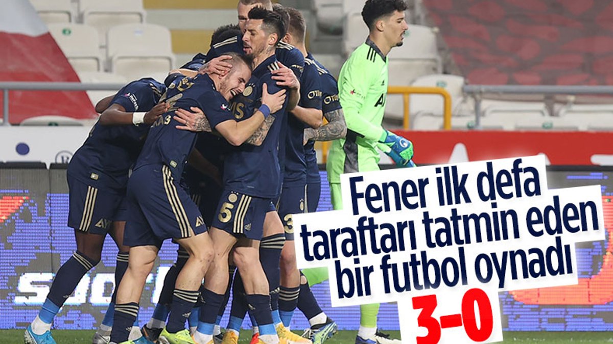 Fenerbahçe, Konyaspor deplasmanından 3 puanla döndü