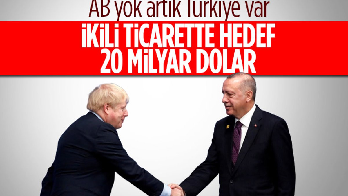 Cumhurbaşkanı Erdoğan, Boris Johnson'la görüştü