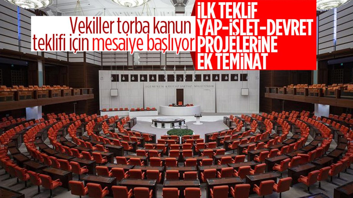 TBMM'de torba kanun teklifi için mesai başlıyor