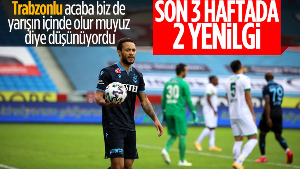 Trabzonspor evinde Alanyaspor'a yenildi