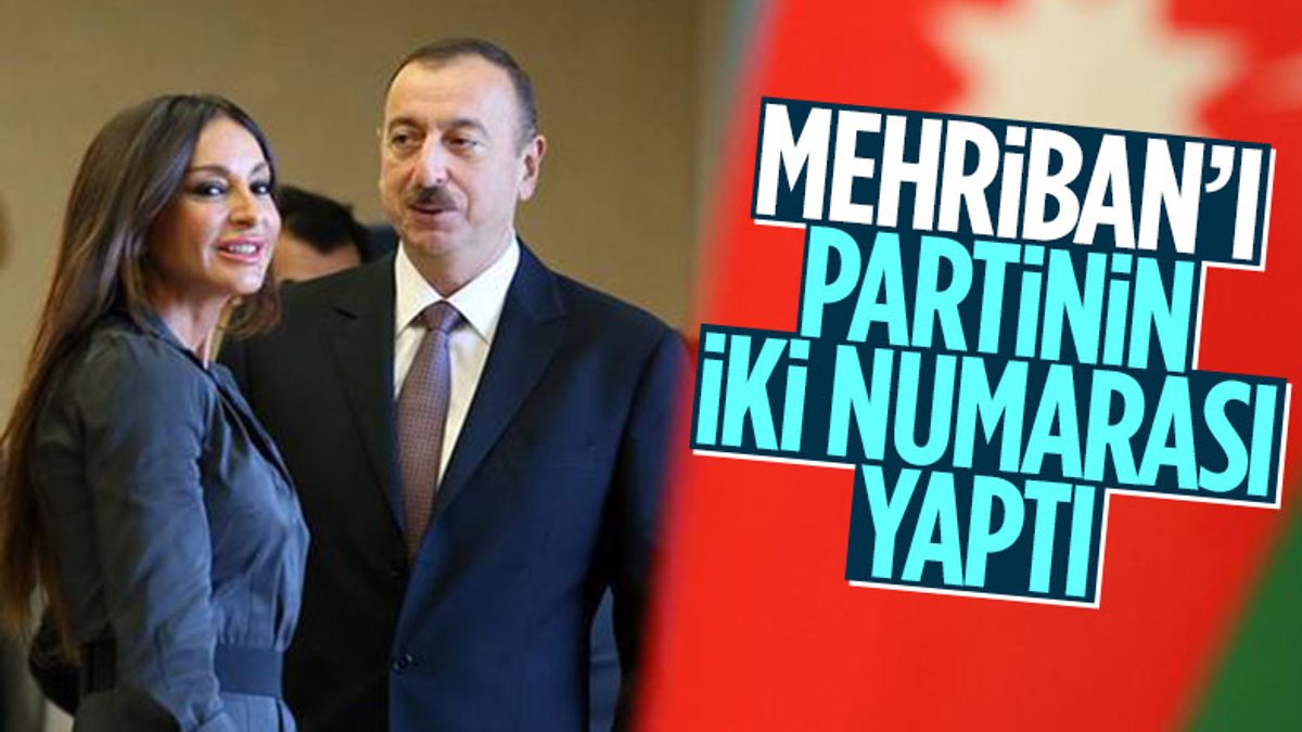 Azerbaycan'da Mehriban Aliyev, iktidar partisinin genel başkan yardımcısı oldu