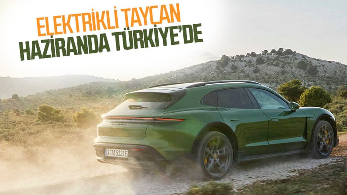 Elektrikli Porsche Taycan Cross Turismo, haziranda Türkiye'de