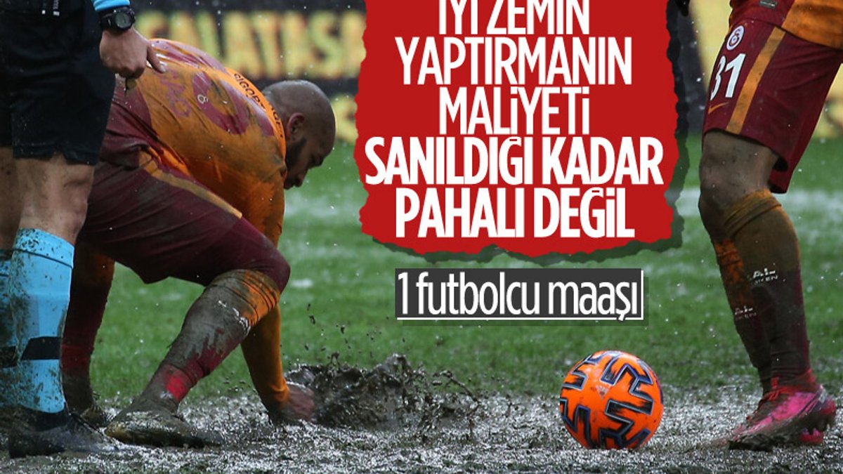 Türk futbolunun zemin sorunu