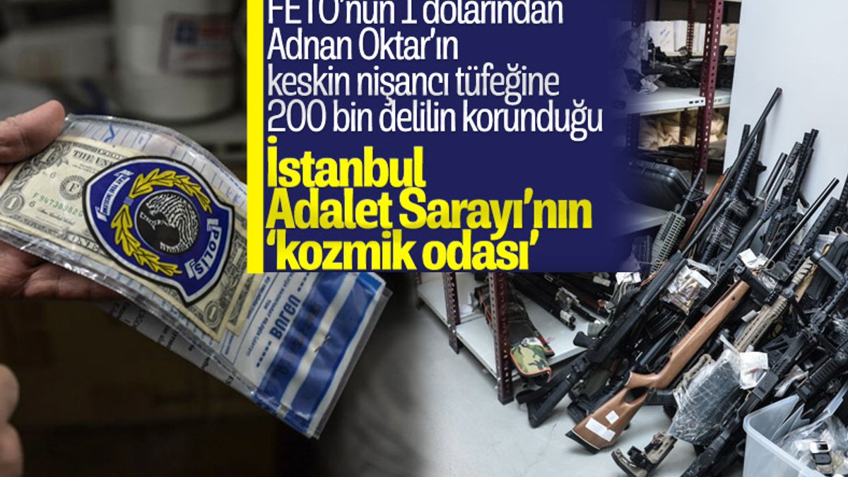 İstanbul Adalet Sarayı'nın 'kozmik odası'nda 200 bin soruşturma delili korunuyor