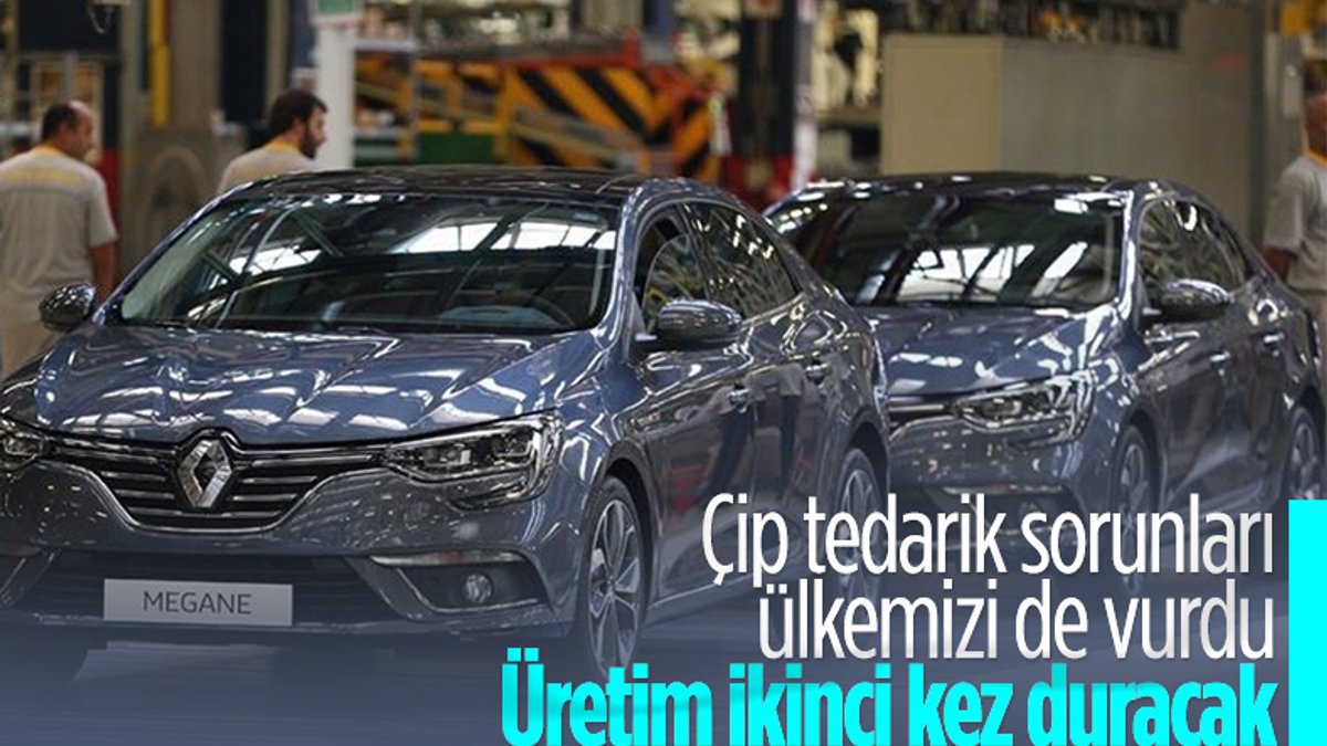 Renault, Türkiye'de üretimi yeniden durduruyor