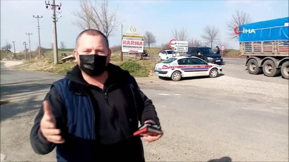 Tekirdağ'da ceza yiyen kamyon şoförü: Kulağımıza küpe oldu
