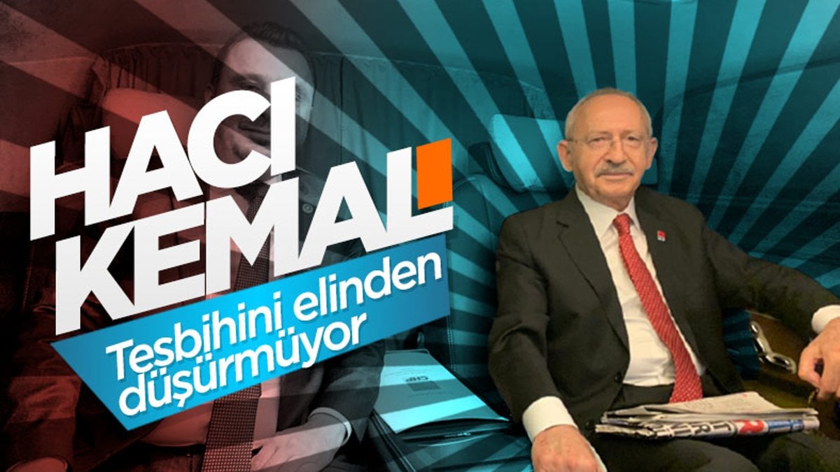 Kemal Kılıçdaroğlu'nun tespihli pozu