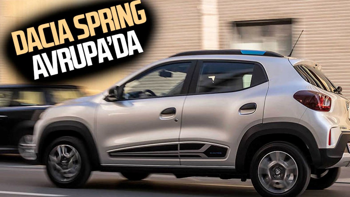 Elektrikli Dacia Spring Avrupa'da satışa çıktı