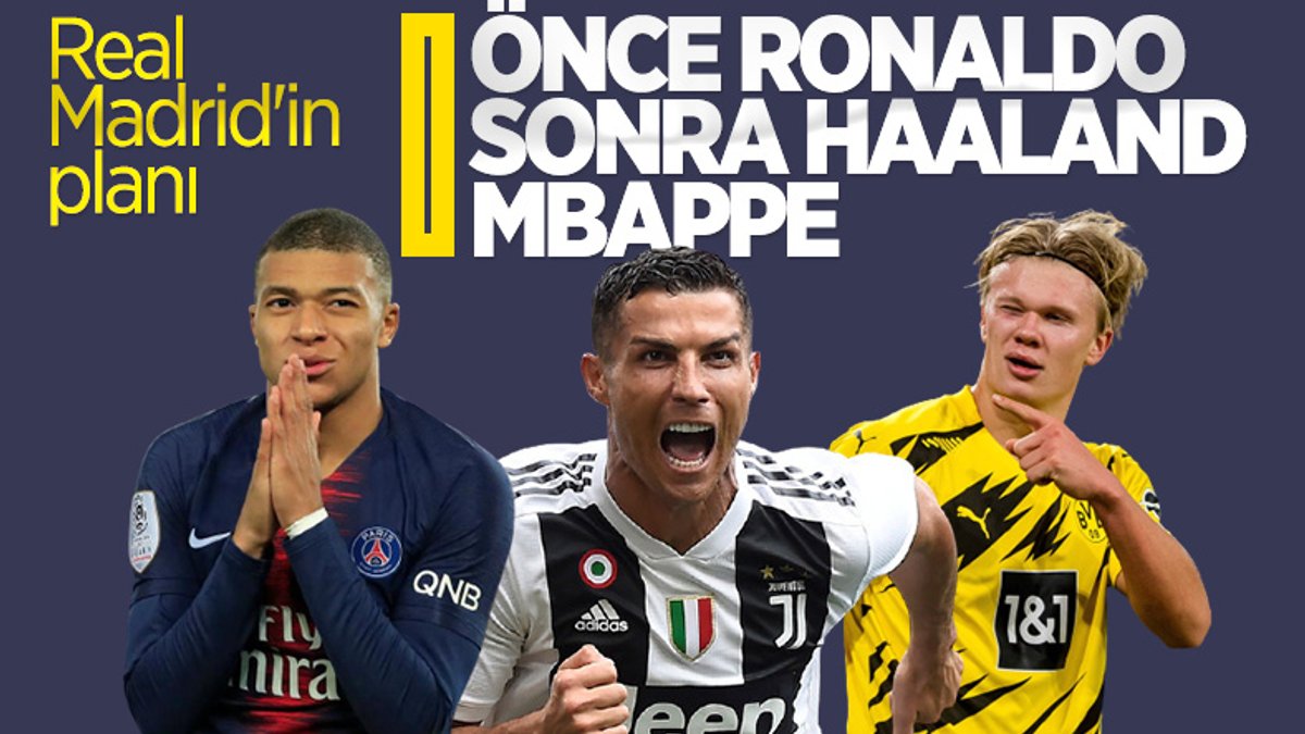 Real Madrid'in Ronaldo, Haaland ve Mbappe planı