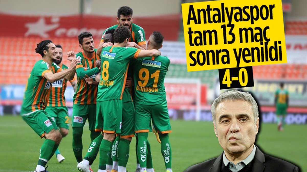 Antalyaspor 13 maç sonra Alanyaspor'a yenildi