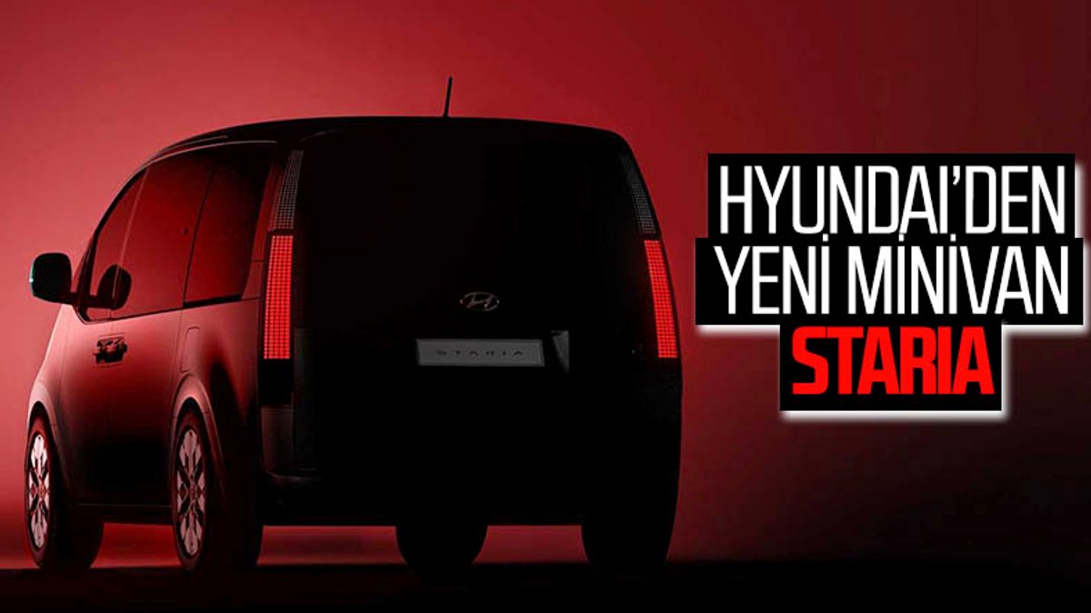 Hyundai'den yeni minivan modeli: Staria