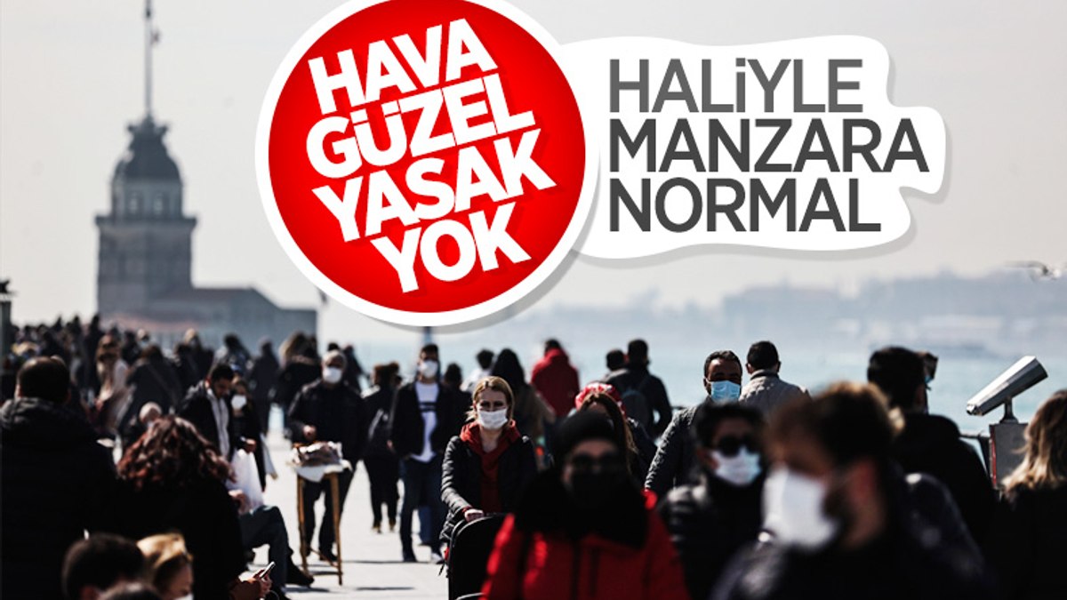 İstanbulun kısıtlamasız cumartesi gününde yoğunluk yaşandı