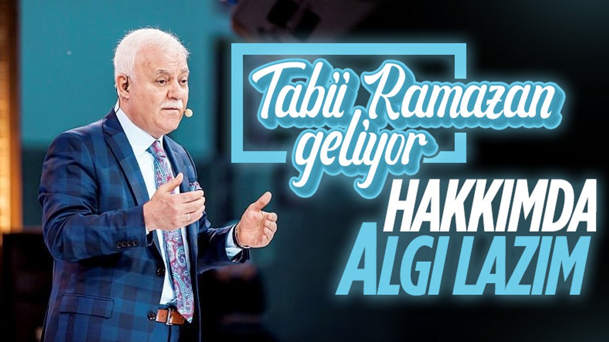 Nihat Hatipoğlu: Ramazan geliyor hakkımda algı yapıyorlar