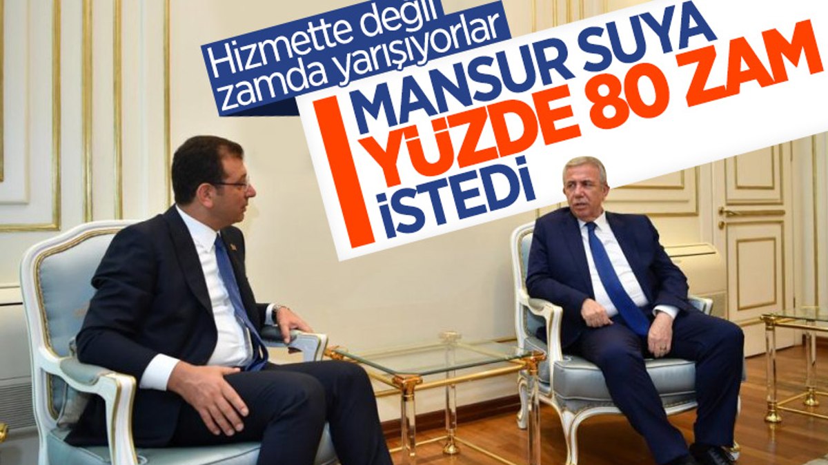 Ankara Büyükşehir Belediyesinin suya zam teklifi reddedildi