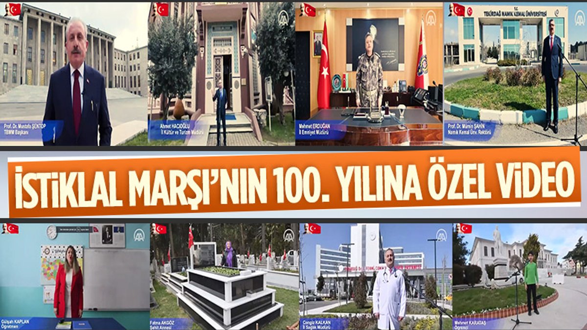 İstiklal Marşı'nın kabulünün 100. yılına özel video