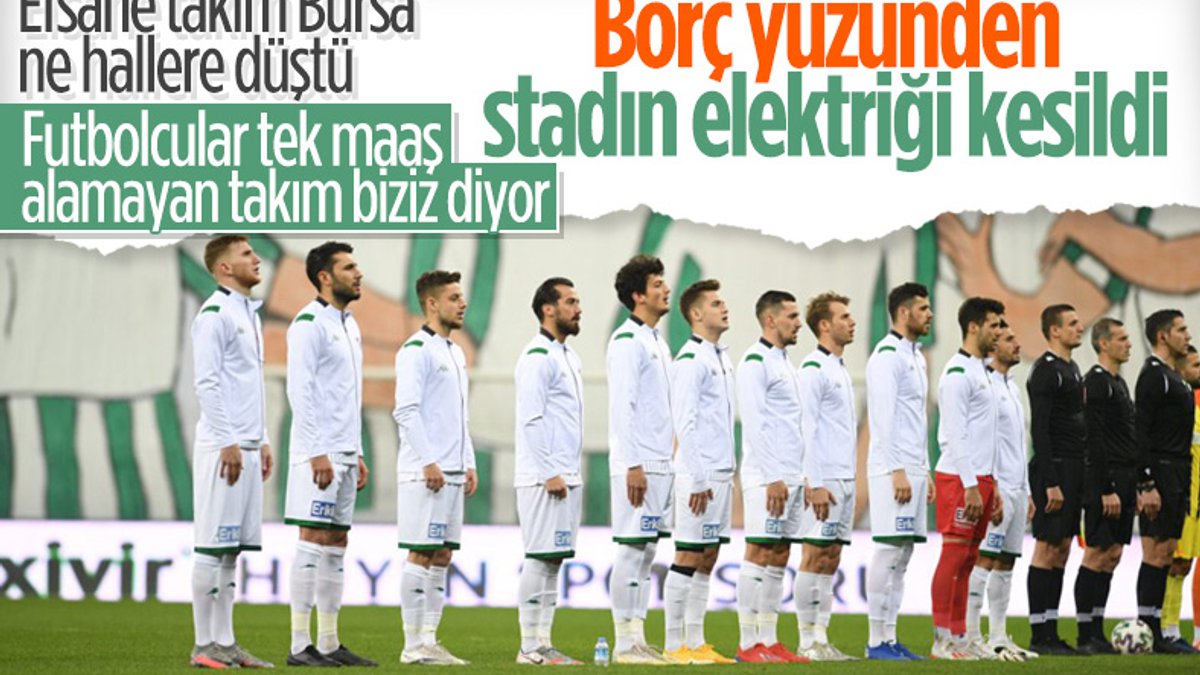 Bursasporlu futbolculardan bildiri: Maaş alamıyoruz