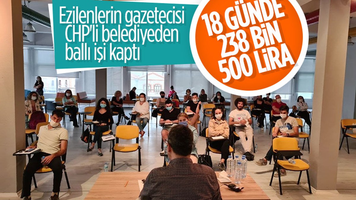 CHP'li belediyeden Enver Aysever'e 18 günlük eğitim için 238 bin lira