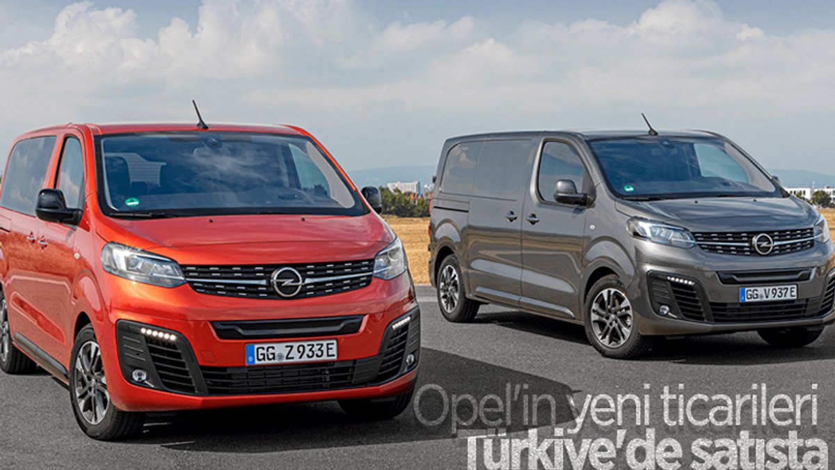 Opel'in yeni ticarileri Vivaro Cargo ve Zafira Life Türkiye'de