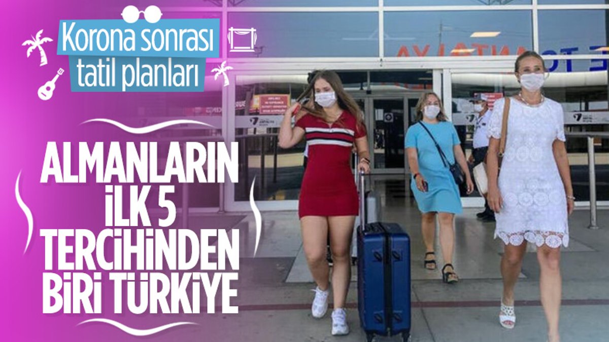 Almanların tatil tercihinde Türkiye ilk 5'te