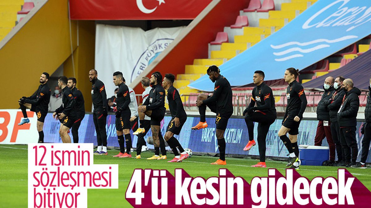 Galatasaray'da yeni sezon için kadro planlaması