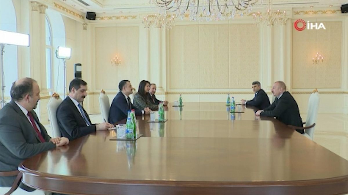 Bakan Bekir Pakdemirli, Azerbaycan Cumhurbaşkanı Aliyev ile görüştü