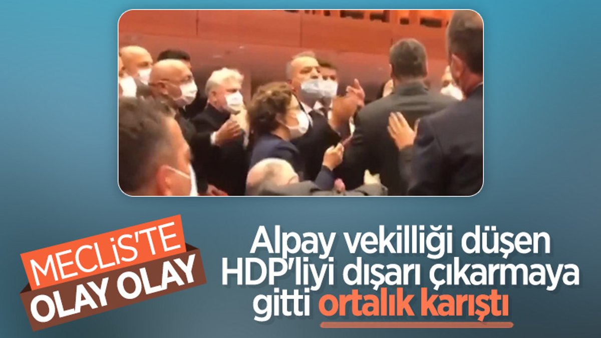 Alpay Özalan, HDP'li Gergerlioğlu'nu dışarı çıkarmak istedi