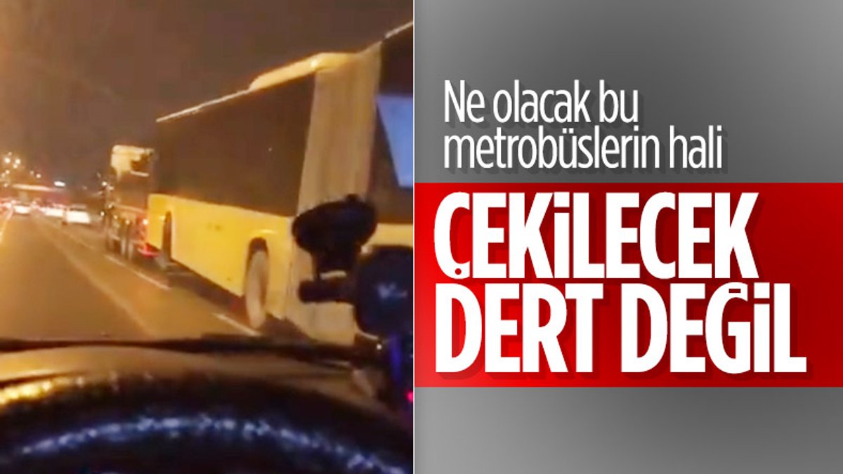 İstanbul'da metrobüslerin bakım ve onarımı yapılmıyor