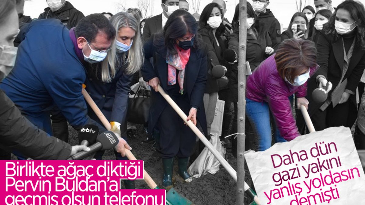 Ekrem İmamoğlu'ndan, Pervin Buldan'a geçmiş olsun telefonu