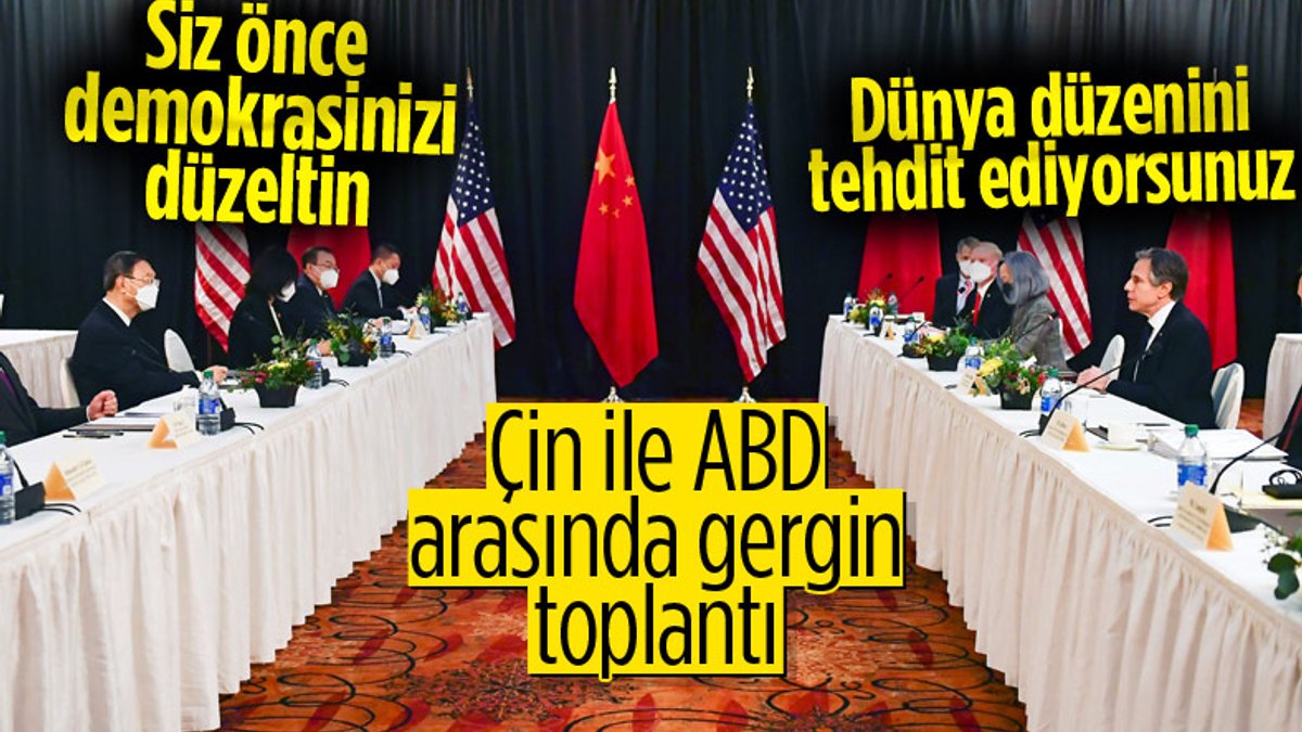 ABD ile Çin heyetleri Alaska toplantısı ile bir araya geldi