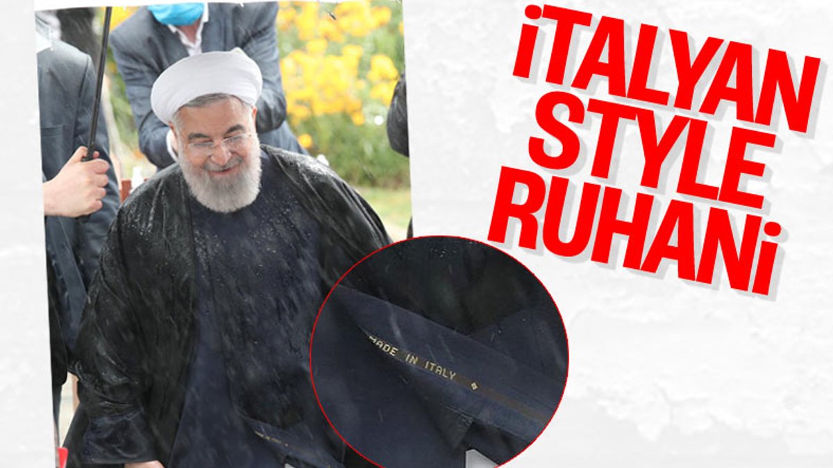 Hasan Ruhani'nin İtalyan marka cübbesi